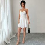 Dresses 6658 Ruched Cowl-Neck Camisole Dress