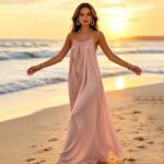 Dresses 6934 Relaxed Camisole Beach Maxi Dress